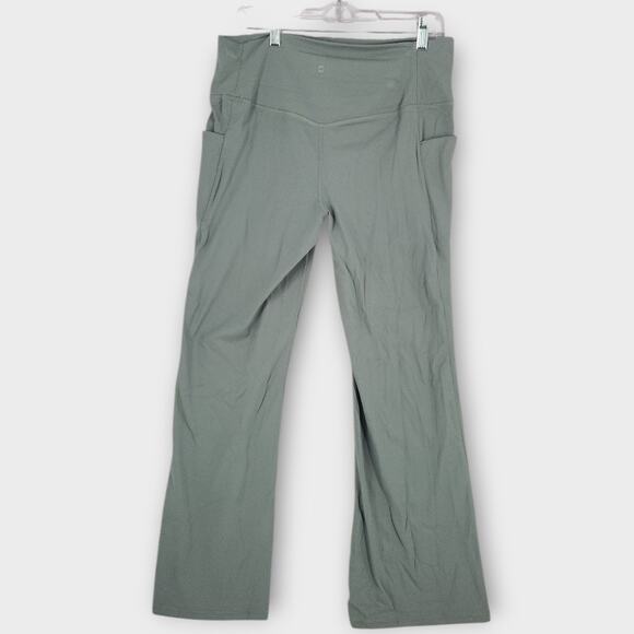 Avia softsculpt Flare Leggings Women's XL Green Stretch Active Moisture Wicking - Picture 5 of 10